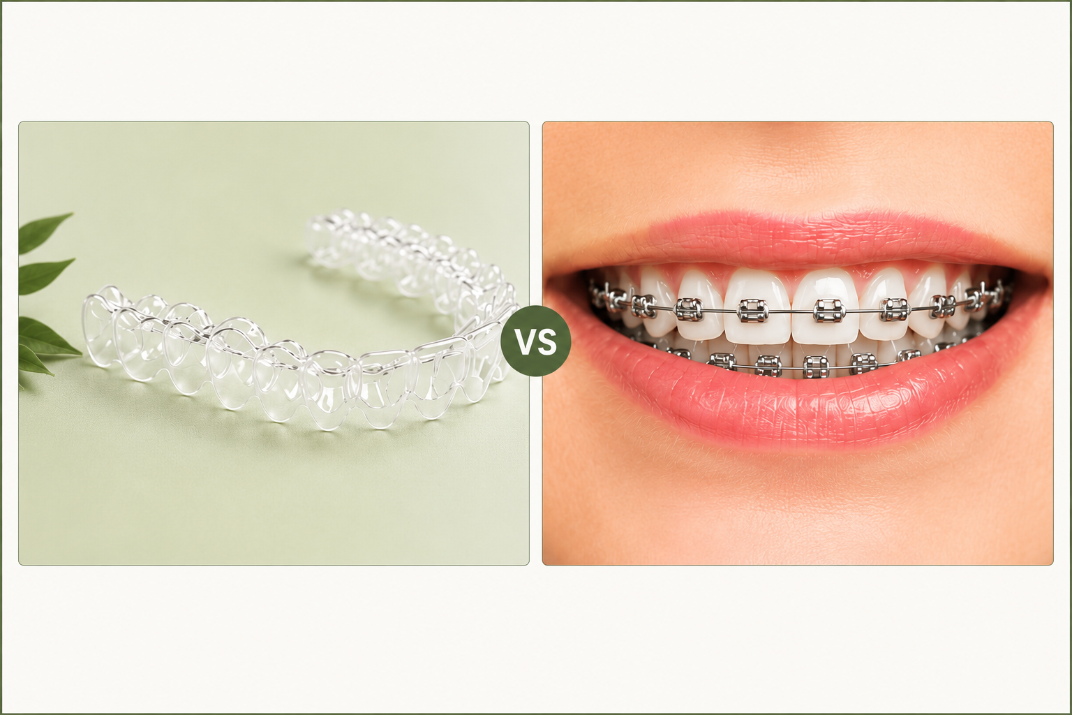 Clear aligners vs metal braces — orthodontic treatment options in Faridabad