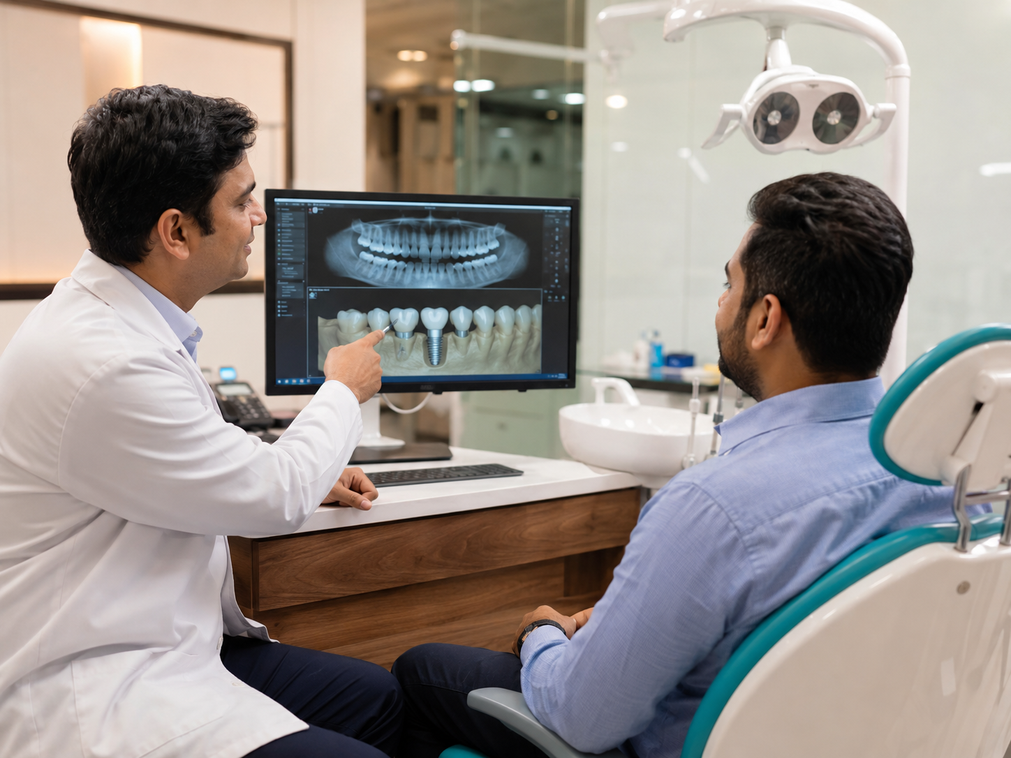 Dental implant consultation