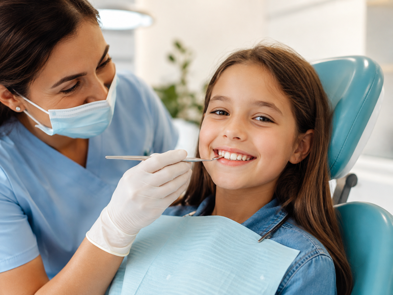Safe cosmetic dentistry options for kids including conservative care for tooth stains and chips
